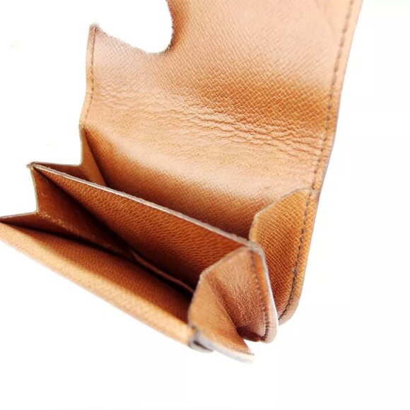 Louis Vuitton coin purse monogram beige monogram canvas Authentic used T16991 - Picture 5 of 7